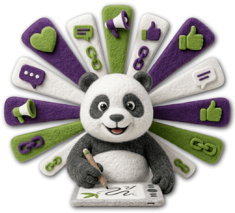 Content panda drop shadow